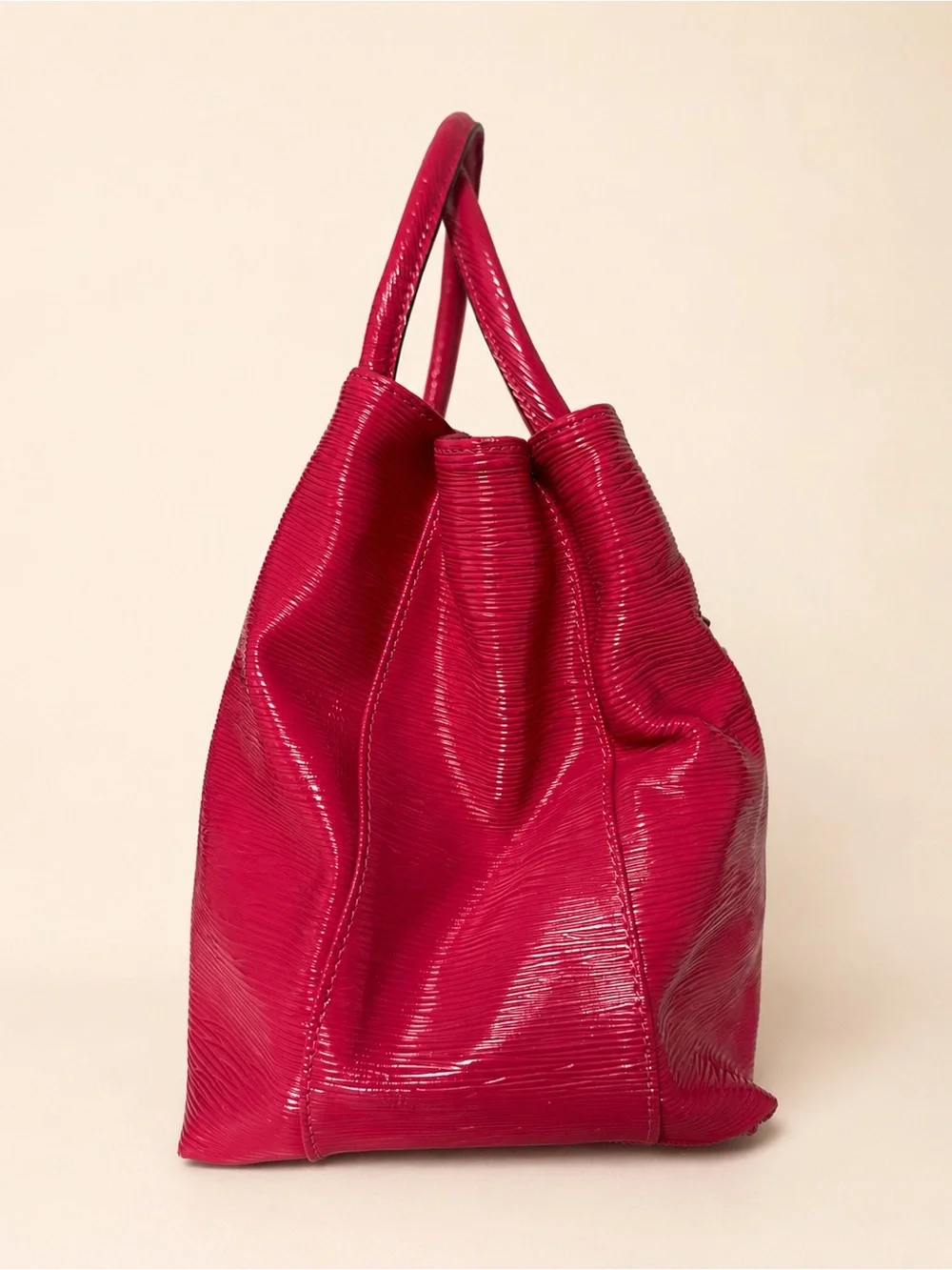 Tiffany & Fred Hot Pink Patent Leather Satchel - Picture 3 of 13